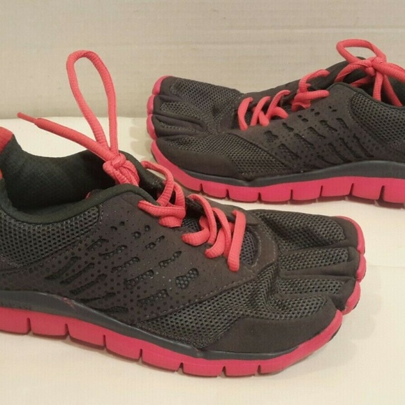 Fila Skele Toes Sneakers Pink/Gray Size 6 M - Picture 5 of 8